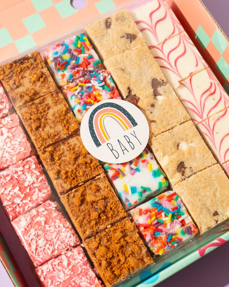 New Mum Gift - Large Rainbow Cake Box