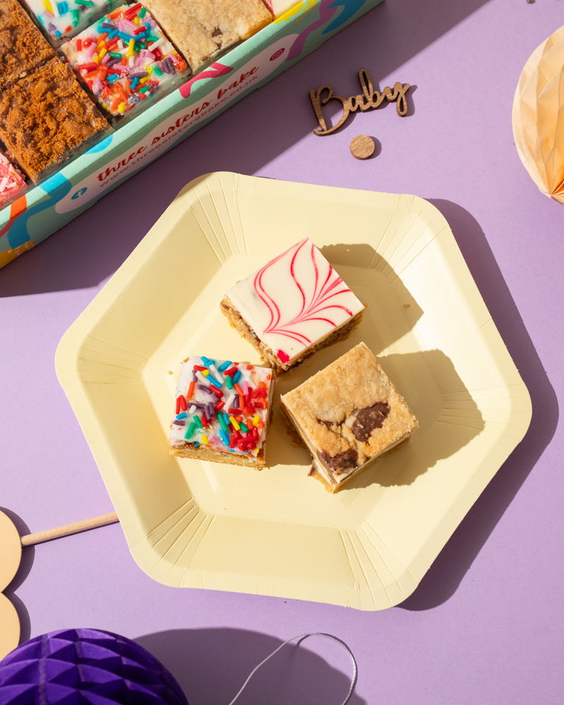 New Baby Gift - Small Rainbow Cake Box