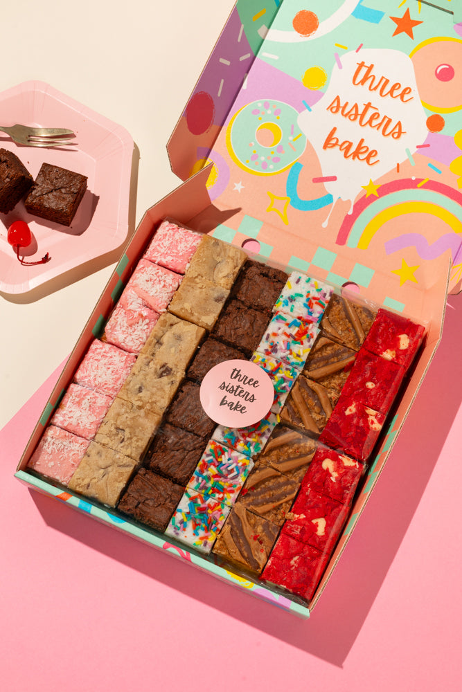 Giant Rainbow Mini Bite Cake Box