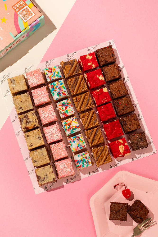 Giant Rainbow Mini Bite Cake Box